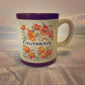 Papél California Mug with Oranges and Flowers